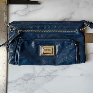 Nicole miller teal purse